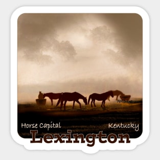 Lexington, Horse Capital Sticker